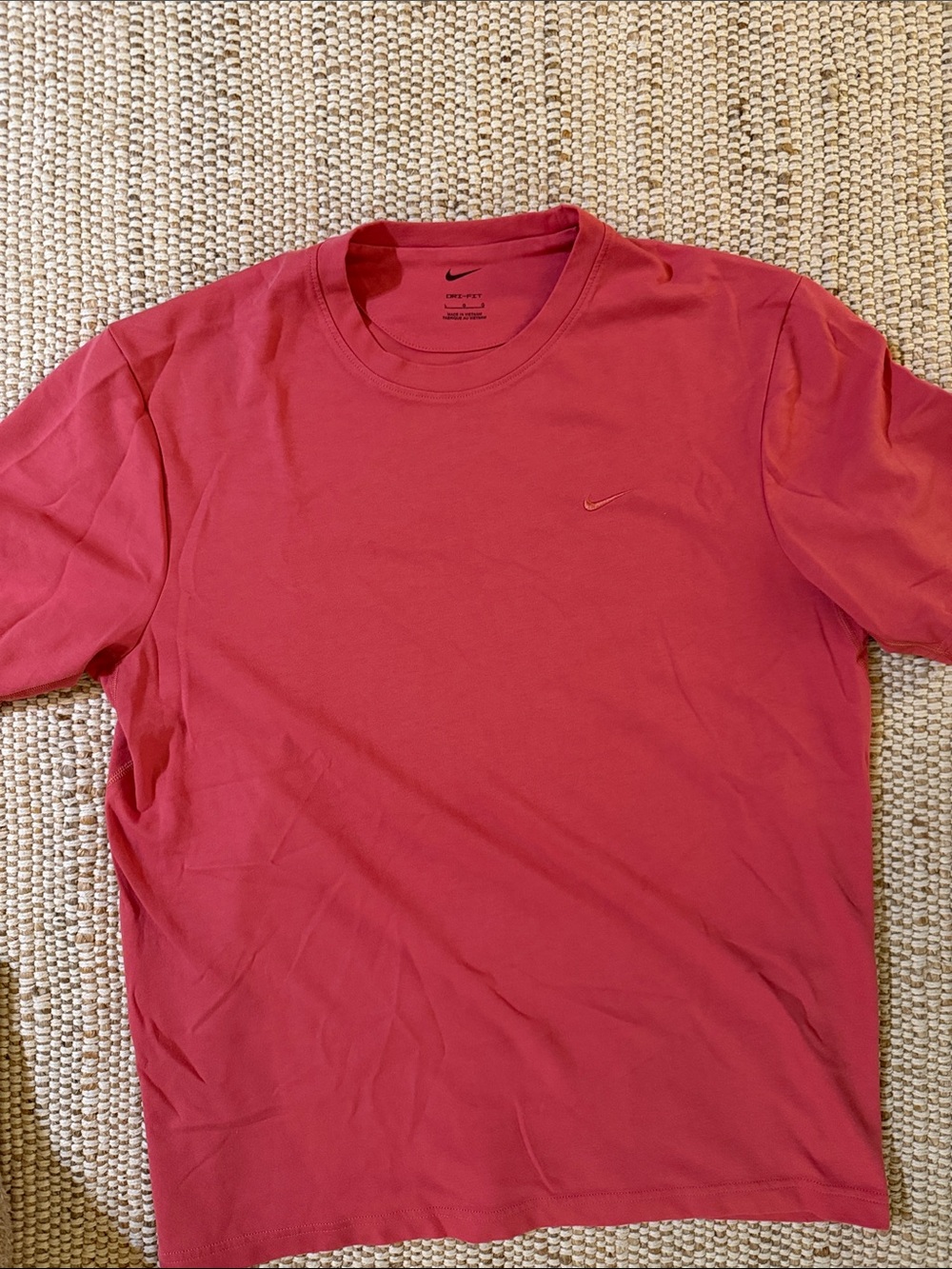 Nike Men’s Red Dri-Fit Short Sleeve Tee